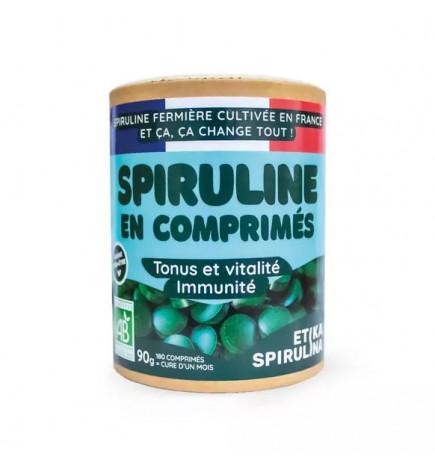 "Spiruline Comprimée 90g – Énergie, Vitalité et Bien-Être Naturel | Etika Spirulina"