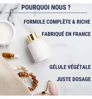 Formule Beauté – Cheveux, Peau & Ongles avec Collagène, Acide Hyaluronique & Biotine | Complément Naturel | Laboratoires Enova