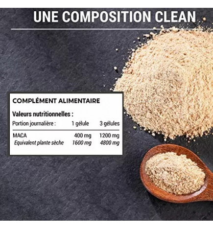 Maca Noire Fort Dosage