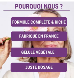 Formule Ménopause – Pollen, Shatavari & Safran pour l’Équilibre Hormonal | Complément Naturel | Laboratoires Enova