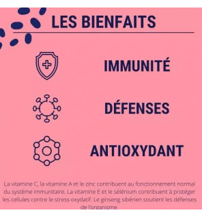 Formule Immunité – Multivitamines & Phyto-Complexe Naturel | Vitamines C, E, A, Échinacée, Ginseng | Laboratoires Enova