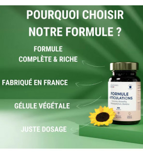 Formule Articulations – Curcuma, Harpagophytum & Boswellia pour Mobilité & Souplesse | Complément Naturel | Laboratoires Enova