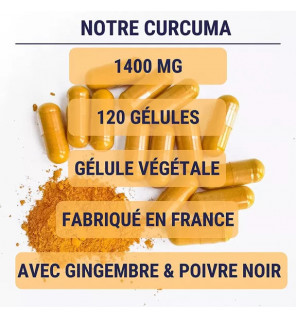 Curcuma, Poivre Noir & Gingembre – Articulations & Digestion | Anti-inflammatoire & Antioxydant | Laboratoires Enova
