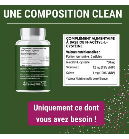 NAC – N-Acétyl-Cystéine