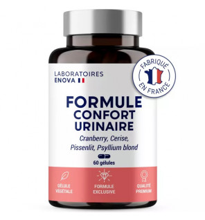 Formule Confort Urinaire 60 gélules - Laboratoires Enova pour drainage et régulation urinaire