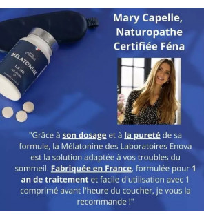 Mélatonine 1,9 mg - 365 comprimés | Endormissement & Sommeil | Laboratoires Enova