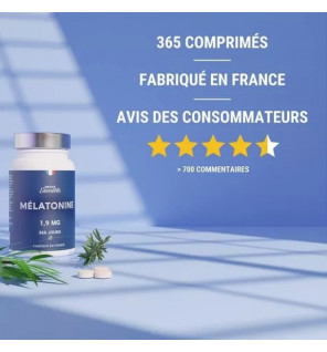 Mélatonine 1,9 mg - 365 comprimés | Endormissement & Sommeil | Laboratoires Enova