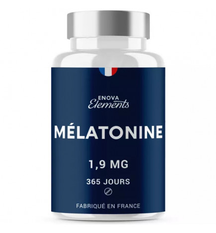 Mélatonine 1,9 mg - 365 comprimés - Laboratoires Enova pour un sommeil réparateur et un endormissement facilité"