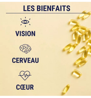 Oméga-3 Ultra Concentré - 60 gélules | Cœur & Cerveau | Laboratoires Enova