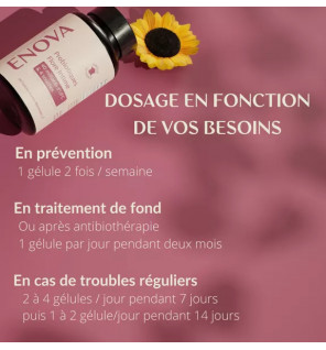 Probiotique Flore Intime - 60 gélules - Laboratoires Enova - Équilibre & Confort