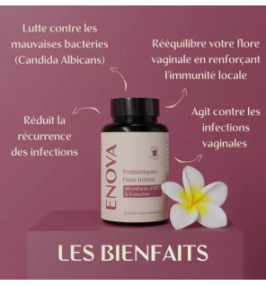 Probiotique Flore Intime - 60 gélules | Équilibre Vaginal | Laboratoires Enova