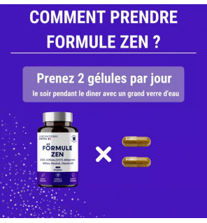 Formule Zen - 60 gélules - Laboratoires Enova - Anti-Stress & Relaxation