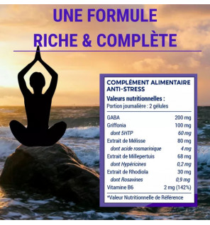Formule Zen - 60 gélules | Anti-Stress & Relaxation | Laboratoires Enova