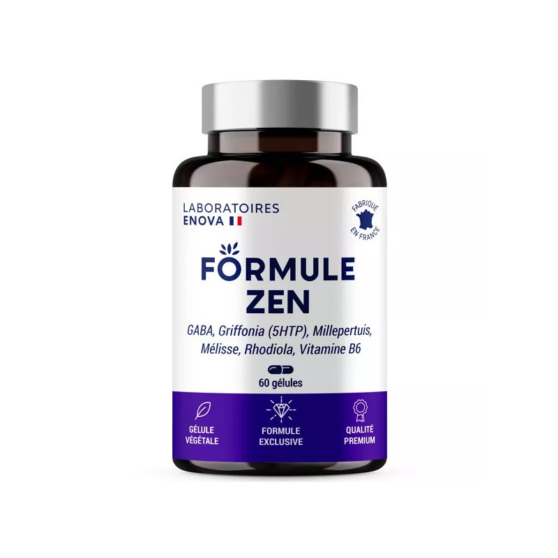 Formule Zen - 60 gélules - Laboratoires Enova - Anti-Stress & Relaxation
