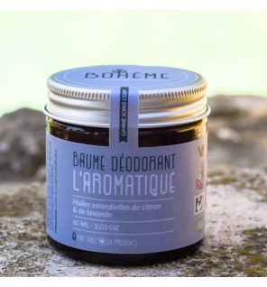 Baume Déodorant Bio L'Aromatique - 60 g - Bohème Cosmétique pour une protection naturelle et fraîche