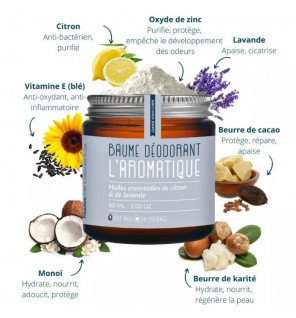L'Aromatique Baume Déodorant Bio