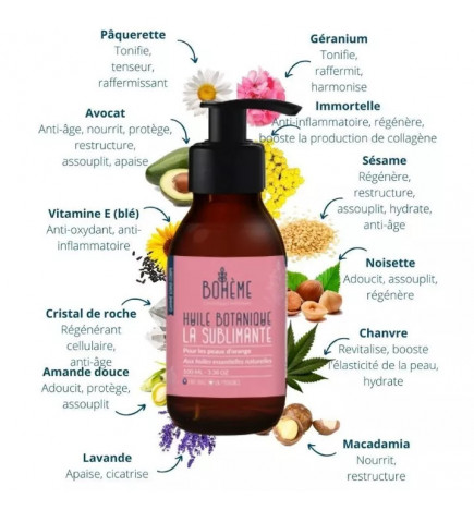 La Sublimante Huile Bio Corps Nutrition & Éclat