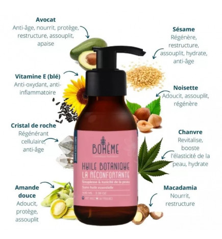 La Réconfortante Huile Corps Bio Souplesse Nutrition & Apaisement