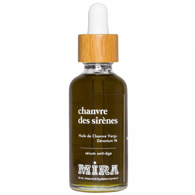 Chanvre des Sirènes -Sérum Purifiant et Revitalisant à l'Huile de Chanvre et Géranium
