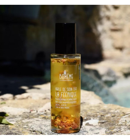 Huile Nourrissante Corps Bio La Féerique - 100 ml - Bohème Cosmétique pour une peau douce et éclatante