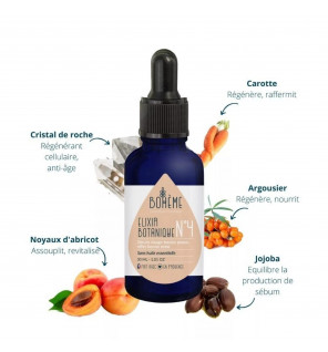 Élixir Botanique Sérum Bio  N°4 Bonne Mine Éclat & Hydratation