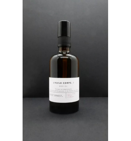 Huile Corps Tonique et Régénérante - 100 ml - Ernest Ernest pour une peau revitalisée et hydratée