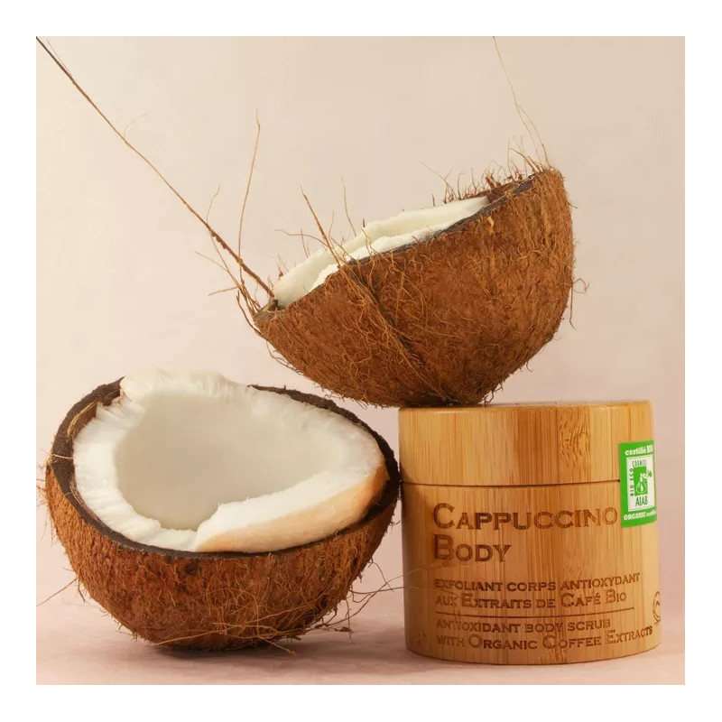 Cappuccino Body - Exfoliant Corps Antioxydant aux Extraits de Café Bio - 150 ml - Le Caracoli Cappuccino Body - Exfoliant Corps Antioxydant aux Extraits de Café Bio - 150 ml - Le Caracoli