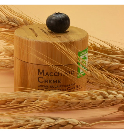 Macchiato Crème Éclaircissante – soin visage naturel aux extraits de café bio pour un teint lumineux et unifié
