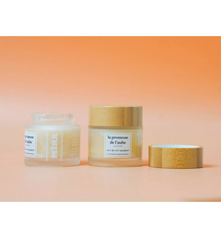 Baume de Nuit Ultra Nourrissant La Promesse de l'Aube – Mira | Soin Nuit Bio