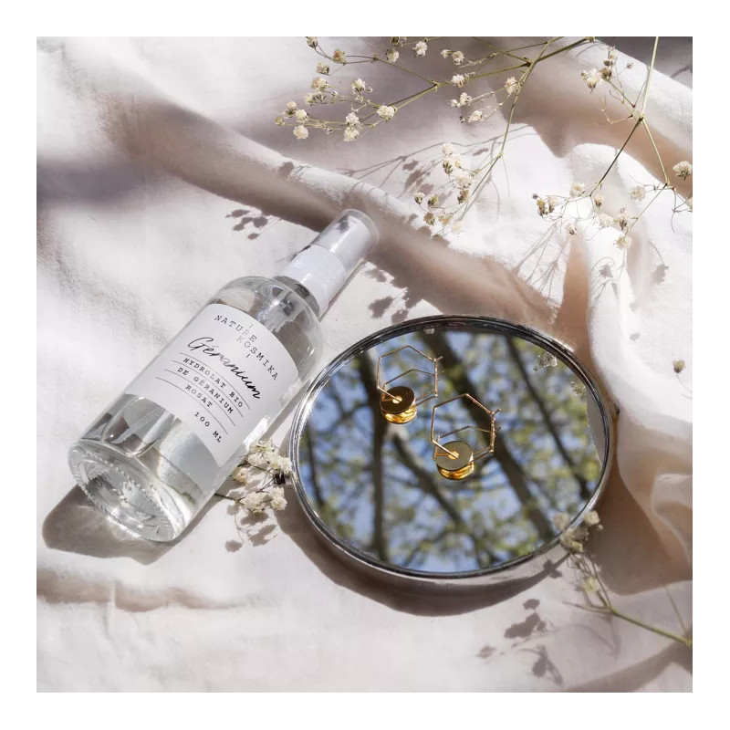 Hydrolat de Géranium Rosat – Soin Équilibrant & Rafraîchissant 100ml