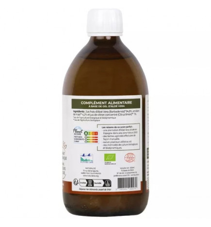 Gel d'Aloé Vera Bio NaturAloé