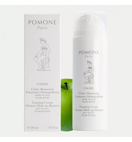 Crème Moussante Nettoyante Démaquillante – Extraits de Pomme & Pureté Douceur 150ml