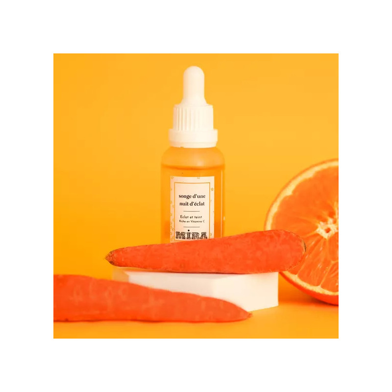 Songe d’une Nuit d’Éclat – Sérum de Nuit 9% de Vitamine C – Anti-Âge, Éclat & Teint Lumineux 30ml