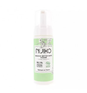 Mousse Nettoyante Visage Bio pour Peau Sèche – nettoyant doux et hydratant pour une peau souple et confortable