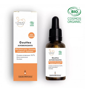 Gouttes Autobronzantes Bio Hâle Intense – Teint Soleil Naturel | Clémence & Vivien