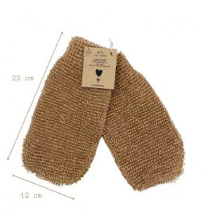 Gants Exfoliants Chanvre – Gommage Doux Corps Naturel | Jolis Baumes