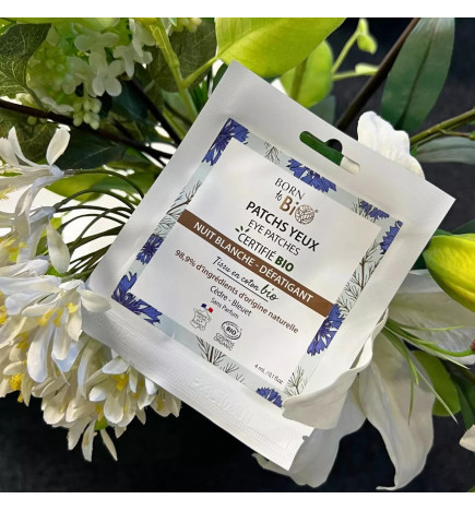 Patchs pour les yeux Nuit Blanche en coton - Certifiés Bio
