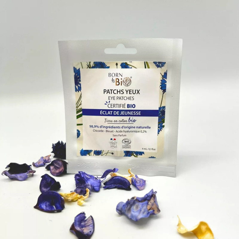 Patchs yeux Éclat de Jeunesse en coton - Certifiés Bio