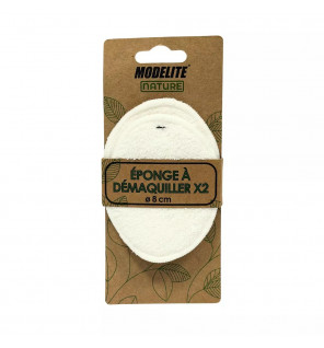 Éponges à Démaquiller Born to Bio – réutilisables en bambou et coton, douces et écologiques