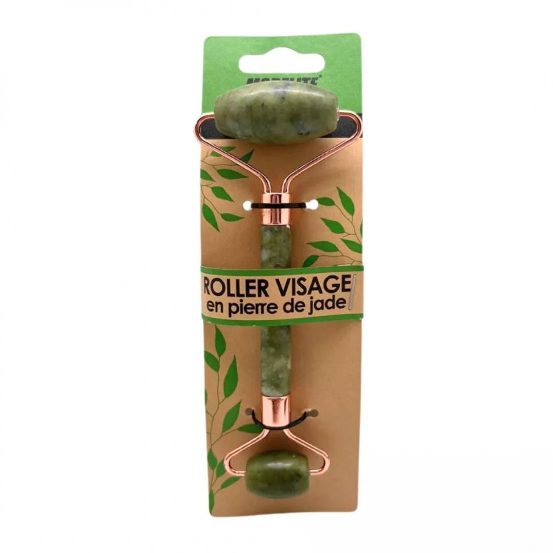 ROLLER DOUBLE VISAGE EN PIERRE DE JADE VERT