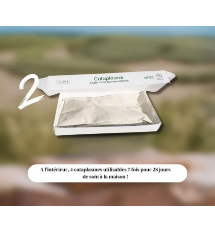 Cataplasme Argile Verte Montmorillonite
