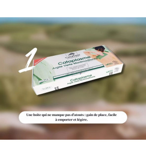 Cataplasme d’Argile Verte Naturado – Montmorillonite pure, prêt à l’emploi pour soin apaisant et purifiant