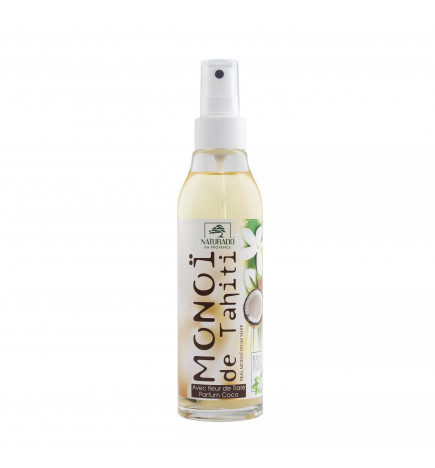 Monoï de Tahiti Tiaré Naturado – huile de soin traditionnelle et parfumée, flacon 150 ml