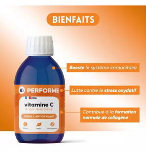 Vitamine C & Spiruline Bleue – Performe | Boost Immunitaire et Vitalité
